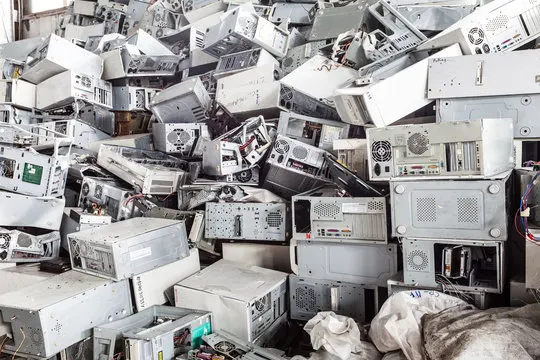 CPU cabinets e-waste lot — HAQ TRADERS Hyderabad